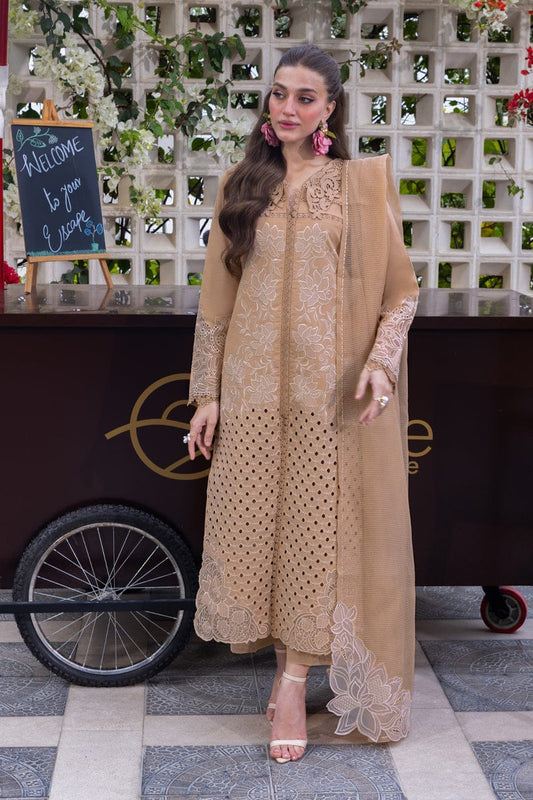 03-Piece Lawn Suit With Chikankari Embroidery | Ready To Wear