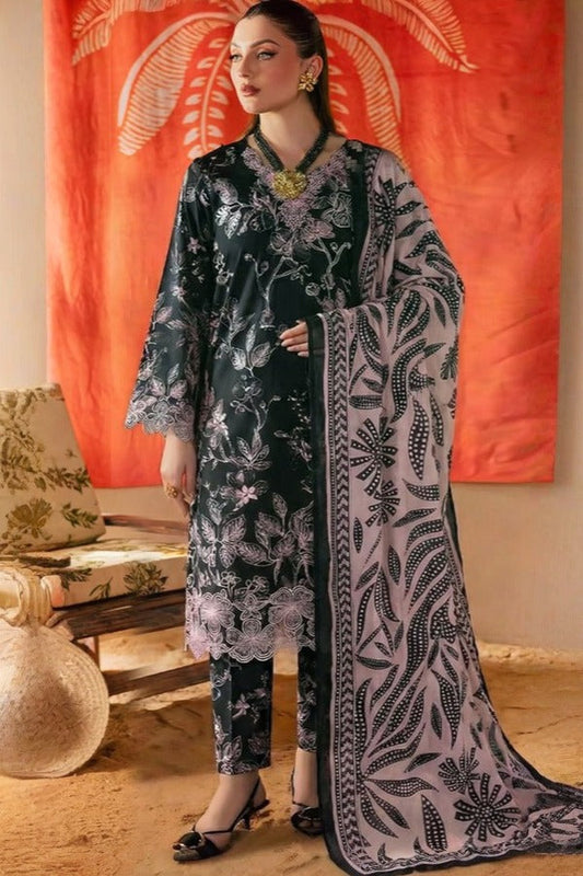 03-Piece printed lawn Suit - Ready To Wear.