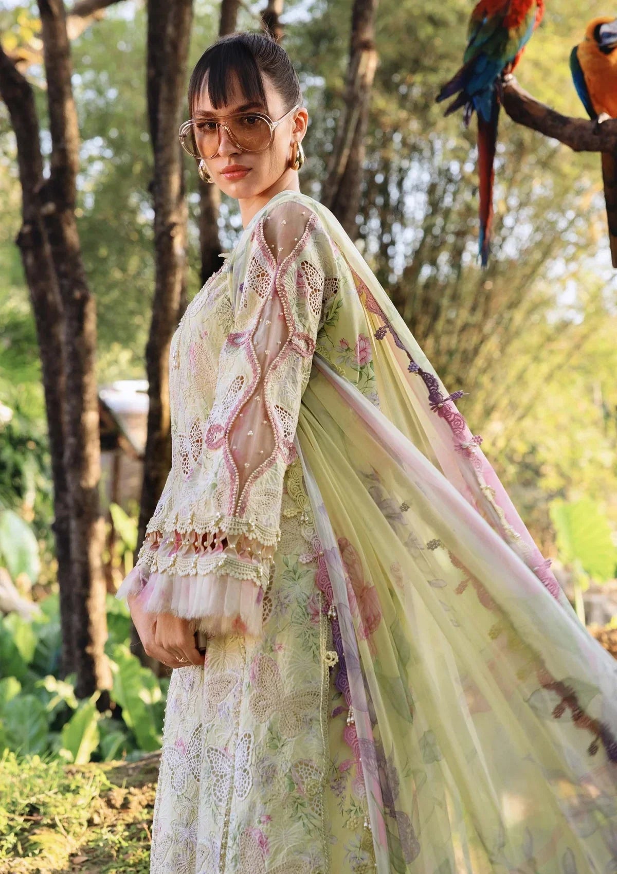 03-Piece Printed Lawn Suit - Ready To Wear