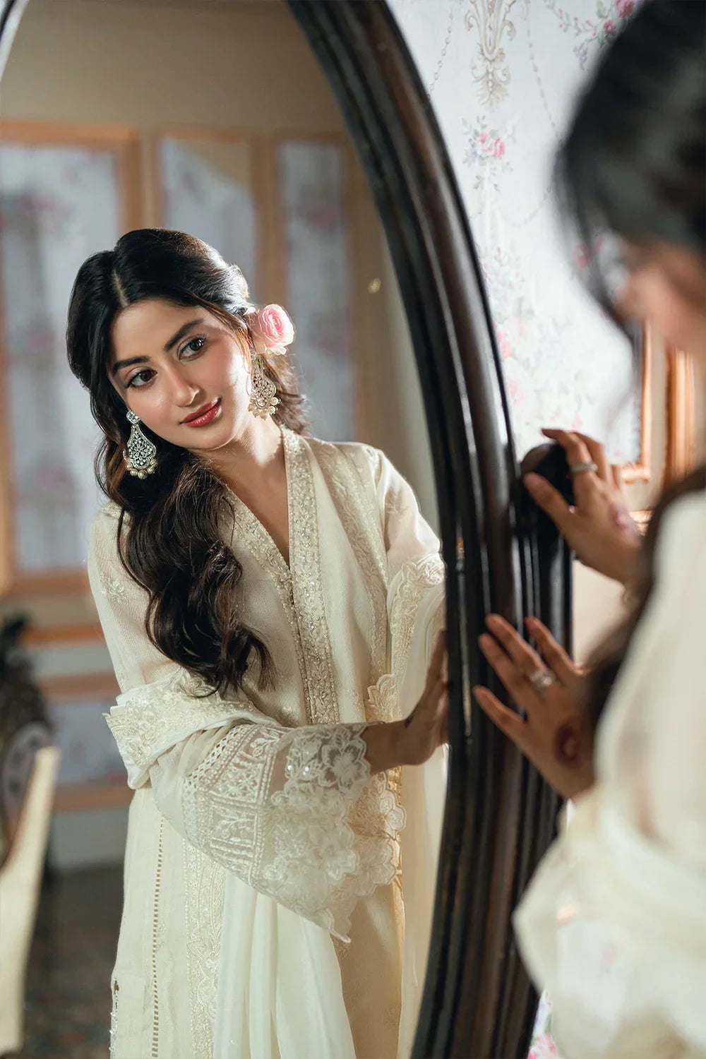 03-Piece Chiffon Suit With Embroidery | Ready To Wear