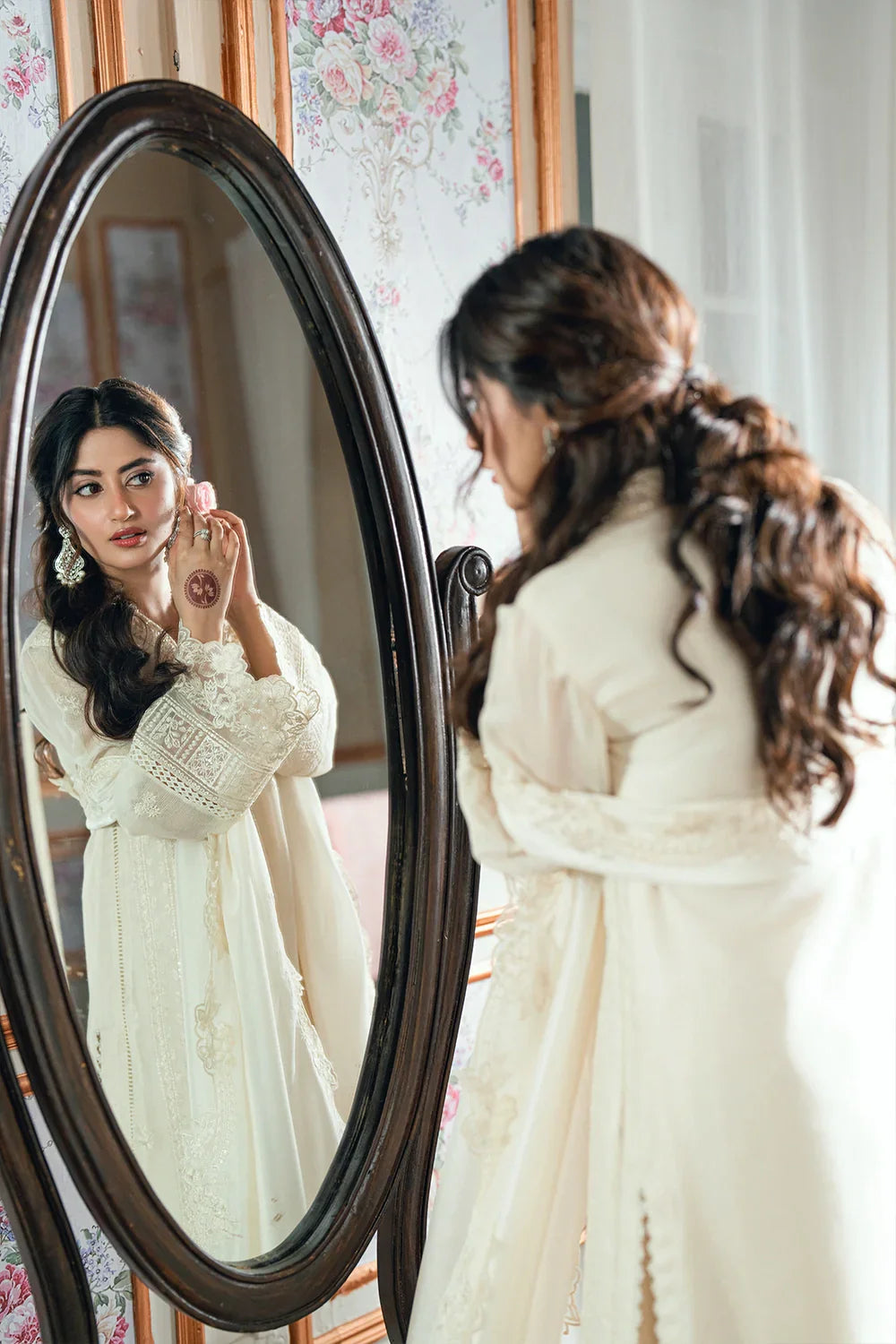 03-Piece Chiffon Suit With Embroidery | Ready To Wear