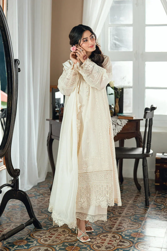 03-Piece Chiffon Suit With Embroidery | Ready To Wear