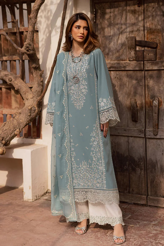 03-Piece Lawn Suit With Embroidery | Ready To Wear