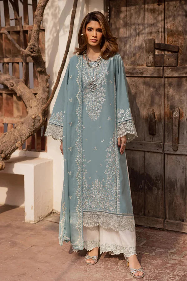 03-Piece Lawn Suit With Embroidery | Ready To Wear