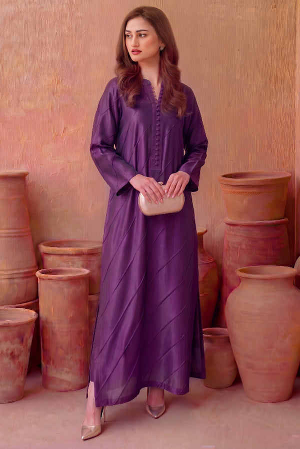 Filza - Plum | Kaftan Set
