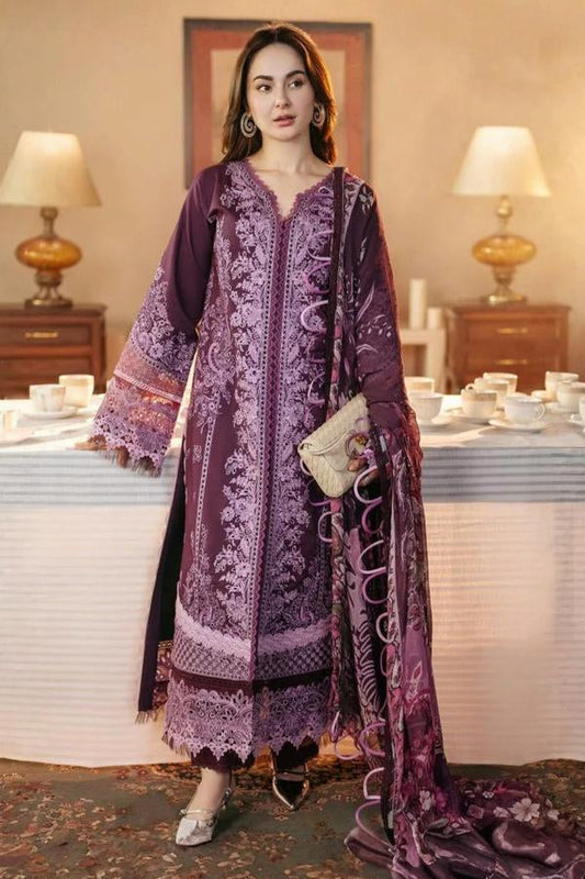 03-Piece Lawn Suit With Chikankari Embroidery - Ready To Wear