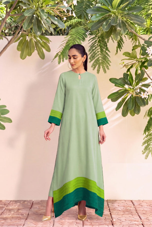 Mint Oasis | Kaftan Set