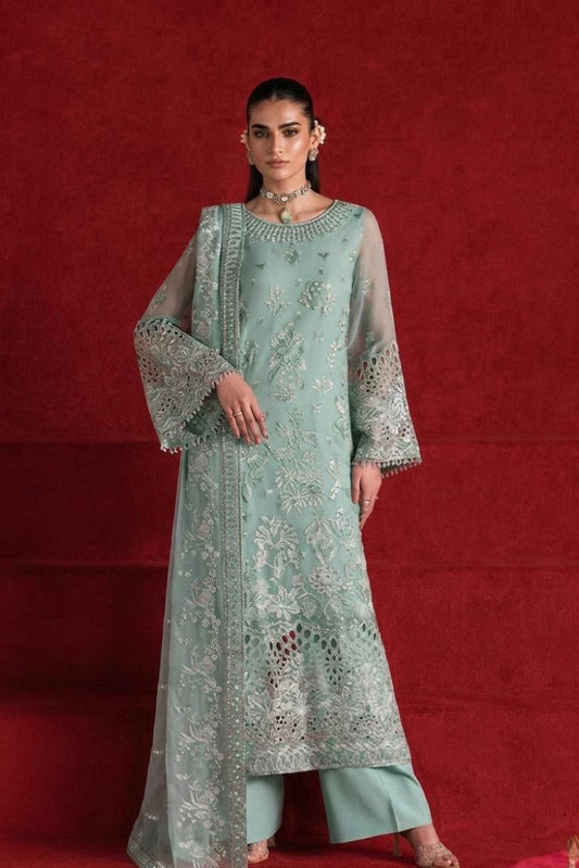 03-Piece Chiffon Suit With Heavy Embroidery | Ready To Wear