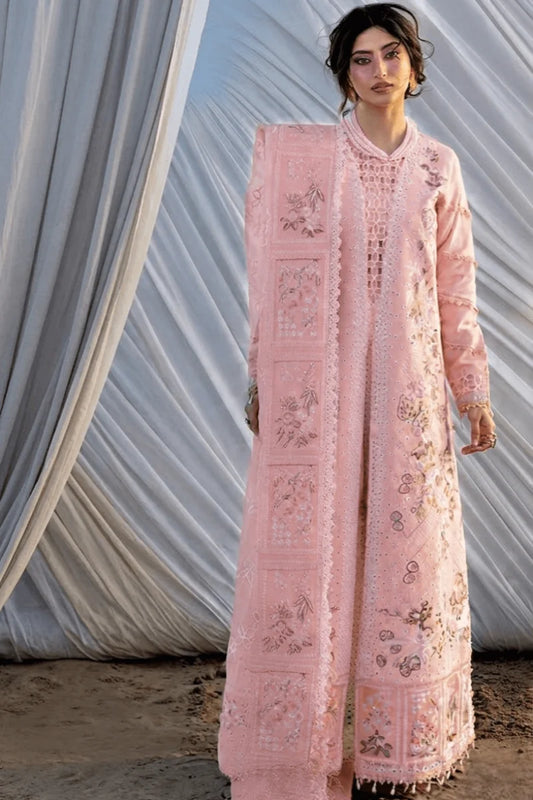 03-Piece Lawn Suit With Chikankari Embroidery | Ready To Wear